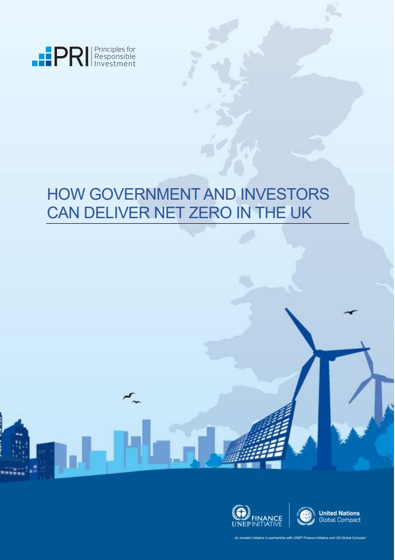 How government and investors can deliver net zero in the UK | United
